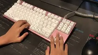 Lyn Whale Anniversary Edition with aeboards naevy typing test