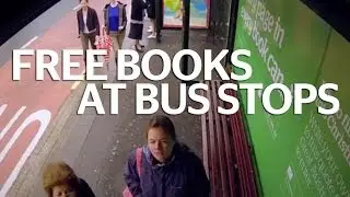 Giving Back - Free Books at Bus Stops