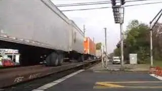 CSX Slow Train In Bergenfield, NJ