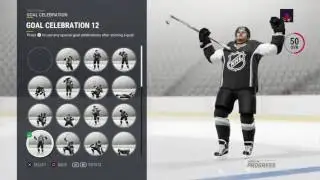 All NHL&reg; 17 goal celebration