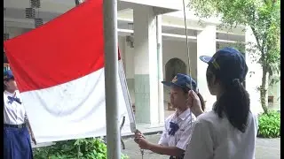 Upacara bendera Senin 26 Januari 2026 SMP Santa Maria Surabaya