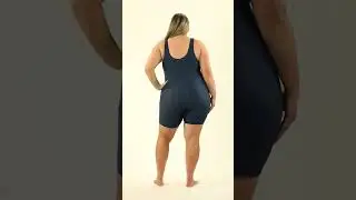 Sporti Plus Size Unitard Shibori Ombre One Piece Swimsuit | SwimOutlet.com