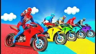 الرجل العنكبوت انقاذ باتمان Spider-Man Rescue batman vs iron man vs hulk funny Game GTA 5 superhero