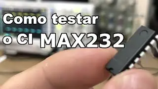 CIRCUITO BEM SIMPLES PARA TESTAR O CI MAX232