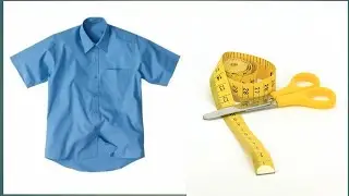 School uniform shirt cutting.  Uniform cutting and stiching easy method. #allinoneartcreation