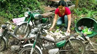 Mechanical Girl Revives Motorcycle Engines and Repairs Discarded Electronic Devices from Landfills