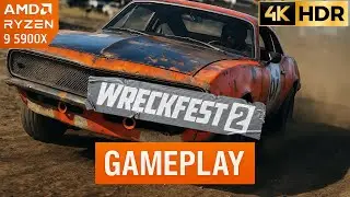 Wreckfest 2 Gameplay Walkthrough | Destruction Racing | No Commentary | 4K 60FPS