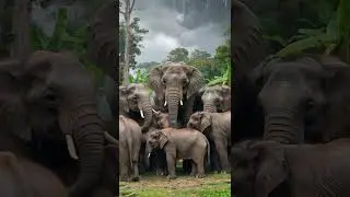🌩️🐘 Elephants Weather the Storm