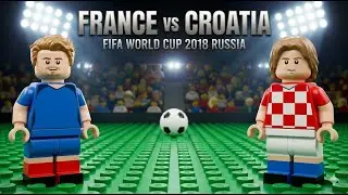FIFA World Cup 2018 LEGO Minifigure Cinematic | France vs Croatia Final