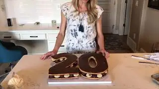 How To: Number Shaped Cookie Cake - Neurotic Mom Bakes