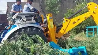 Bull Agri Backhoe Tractor Attachment 35hp to 50hp Agri Bull Mini JCB agritech