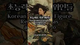 Korean Historical Figure Reimagined as a Superhero