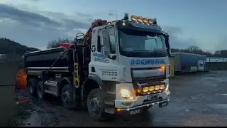 What It’s REALLY Like Driving an 8 Wheel DAF Grab Lorry | UK Day In The Life