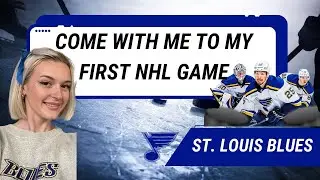 My First NHL Game  🏒💙 | St. Louis Blues Experience Vlog