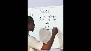 Year 9 Algebraic Fraction Question #algebra #exam