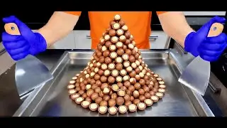 Macadamia Nuts Crushed & Frozen Into Pure ASMR Magic 🌰❄️