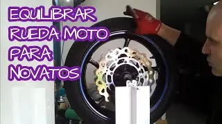 COMO EQUILIBRAR LA RUEDA DE UNA MOTO.