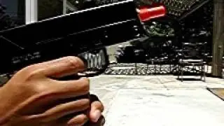 Airsoft Gun Shooting in Slow Motion