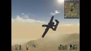Battlefield 1942 mod desert combat final map refinery a10 thunderbolt