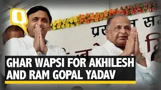 The Quint: Yadavs Resort to Peace, Expulsion on Akhilesh Yadav Revoked