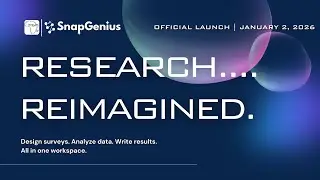 SnapGenius Launch Event: The New Era of Research | Built by FIRAT