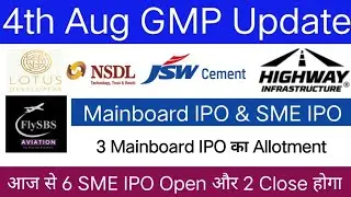 Sri Lotus Developers IPO | NSDL IPO | Flysbs Aviation IPO | All Mainboard IPO & SME IPO |