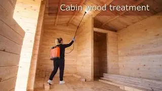 Protecting our slow Cabin | DIY Wood Treatment & Quiet Nature