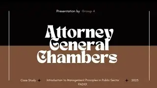 Attorney General Chambers - PAD101