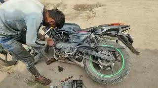 Pulsar bike engine oil drain nut leakage problem repair 100% solved  🧑&zwj;🔧
