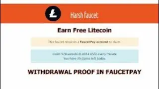 Harsh Faucet Ltc Claim Site 2022 - Real or Fake || Tech Money Unlimited