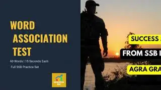 SSB WAT PRACTICE SET-2 | FOR NDA/CDS/AFCAT/TES/TGC/TECH ENTRY| BY HARSH SIR