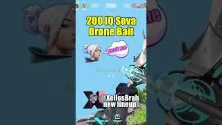200 IQ Sova Drone Bait using @XellosBrah new lineup #shorts
