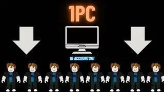 How to run multiple accounts on Roblox pc (2026) #roblox #gaming