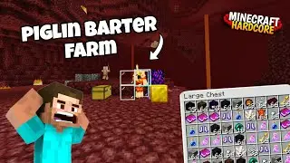I CREATED INSANE PIGLIN BARTER FARM IN MINECRAFT 