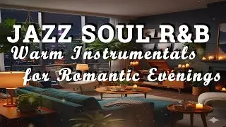 🌆 Soulful Smooth Jazz R&B Flow 🎶 Warm Instrumentals for Romantic Evenings