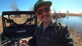 Winter Bass Fishing in Kansas! I Broke out my Conventional Tackle!