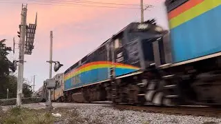 F40 double header and and amtrak 203 and chargers and 815 returns and more!!