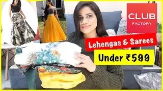 CLUB FACTORY NEW YEAR SALE 80 % OFF | SAREES & LEHENGAS UNDER ₹599