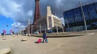 Blackpool Central Pier to North Pier walk