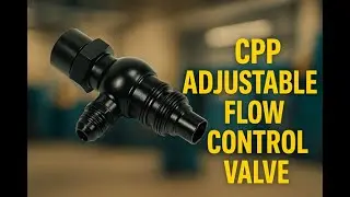 CPP Classic Performance Products Power Steering Flow Control Valve