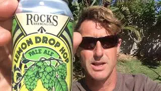 Rocks Brewing's Lemon Drop Hop Pale Ale. Tasted 22/12/18.