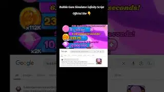 NEW Infinity Script in Bubble Gum Simulator [Auto Farm + More