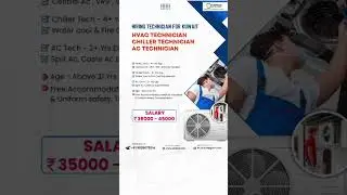 HVAC , Chiller , AcTechnicians Job Vacancy For Kuwait | #abroadjobstamil #kuwaitjobs |Jobstamil