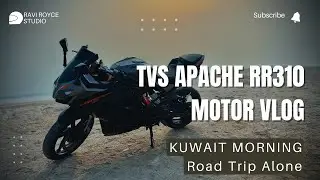 RAVI ROYCE STUDIO MOTO VLOG  Apache RR 310 out for a sunrise run through the heart of Kuwait