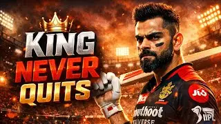 King Never Quits &ndash; Virat Kohli Motivation Rap Song | RCB Anthem | Emotional Electro Trap
