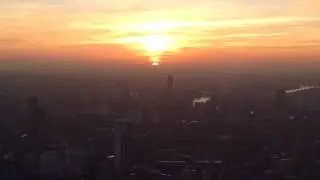 Sunset from the Shard - London - 18 December 2017