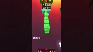 telly bridging with emerald blocks for the THIRD TIME