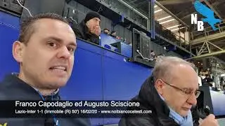 Lazio - Inter 2-1 i gol di Immobile e Milinkovic raccontati da Franco Capodaglio e Augusto Sciscione