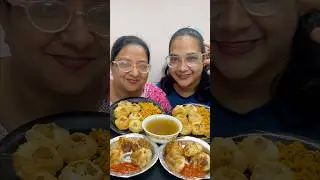 #ytshort #foodchallenge #musufoodie #friedmomo #vegmomos #spicymaggichallenge #panipuri #eating #yt