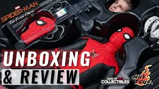 Hot Toys Spider-Man UPGRADED Suit Unboxing and Review | Spider-Man Far From Home